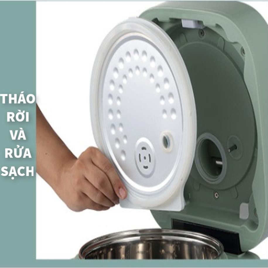 Nồi Cơm Điện Mini Đa Năng - Hàng Nội Địa Cao Cấp (Nấu Cháo, Chưng, Luộc) Phù Hợp Từ 2-5 người | BigBuy360 - bigbuy360.vn