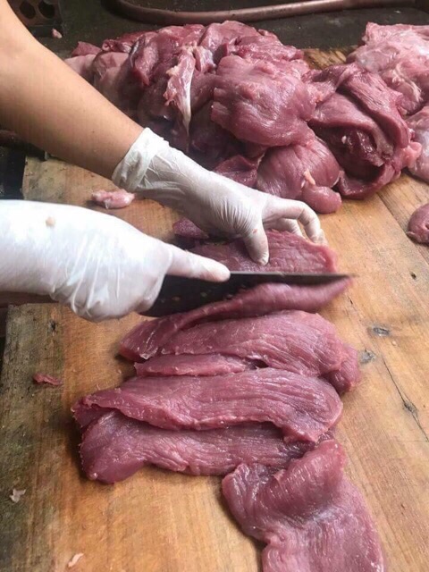500g thịt lợn gác bếp