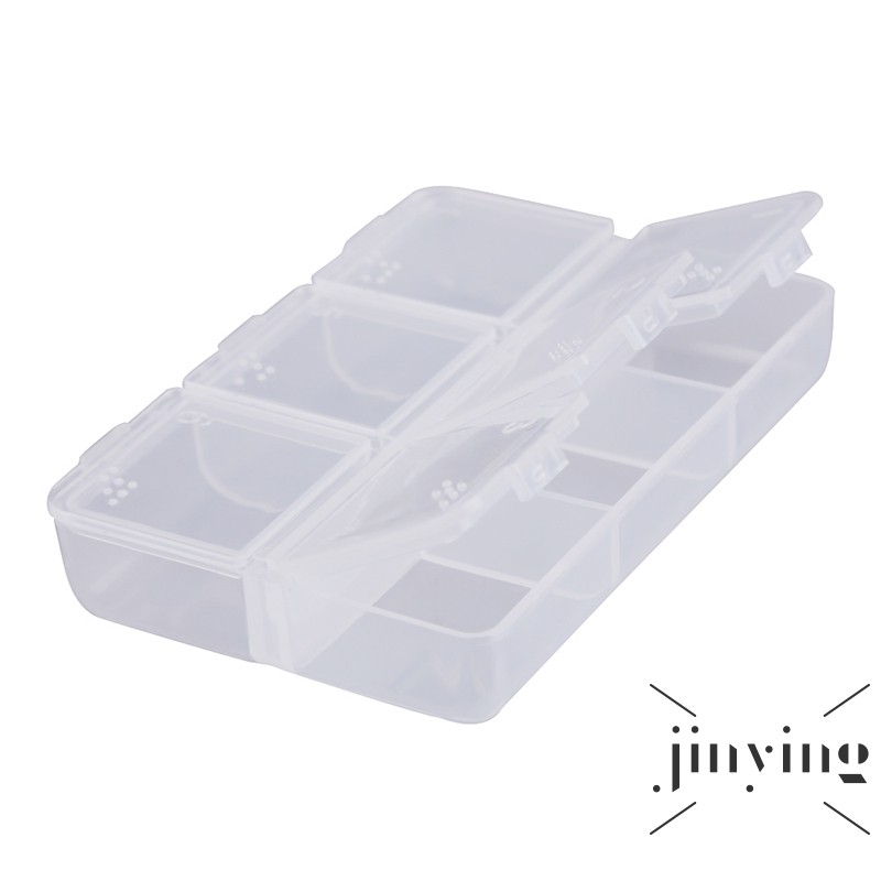 GETNOIVAS Hộp đựng thuốc 6 ngăn nhỏ gọn tiện dụng