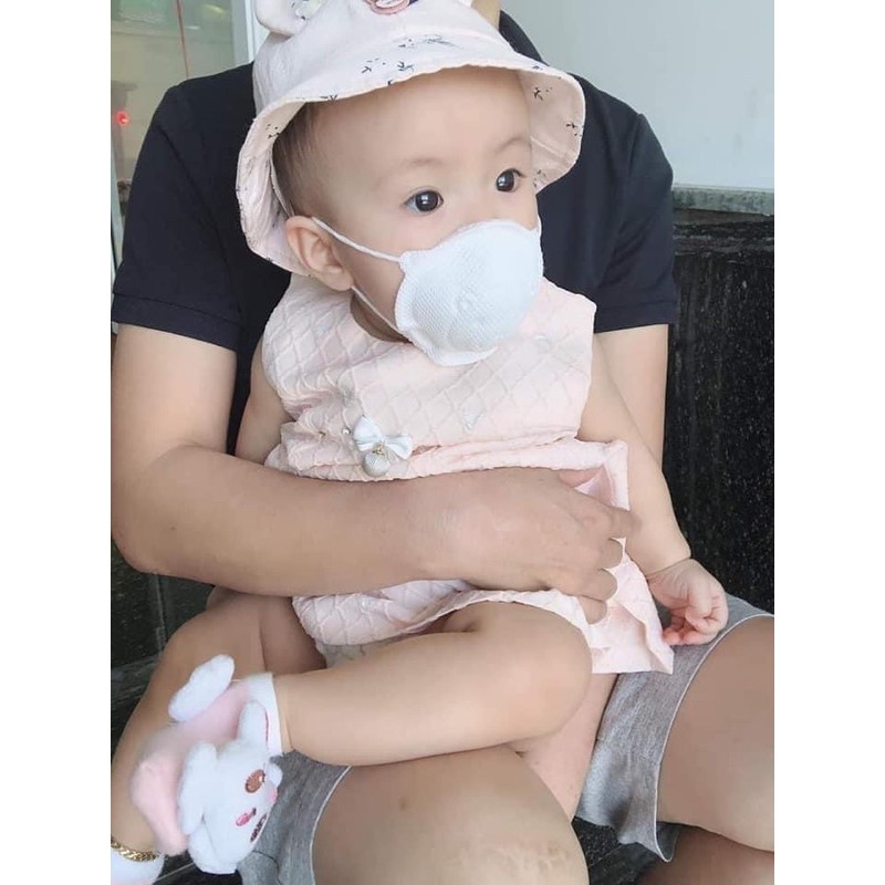 Khẩu trang trẻ em cho bé 2m+(Gấu pigeon Nhật Bản) set 3 cái,7 cái | BigBuy360 - bigbuy360.vn