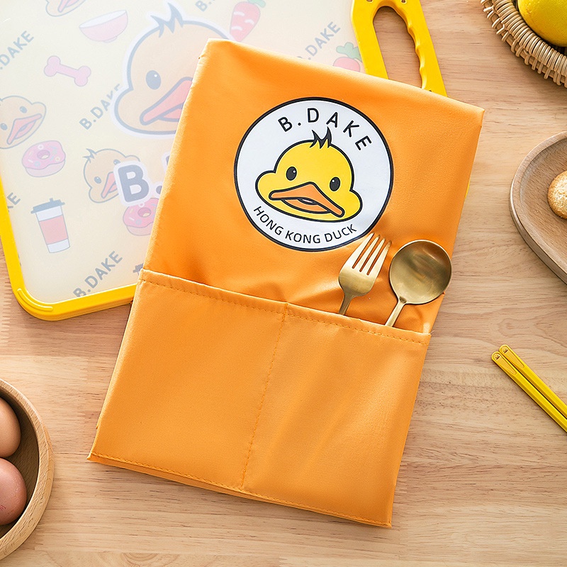 Tạp Dề Chống Thấm Nước Và Dầu In Họa Tiết Hoạt Hình Dễ Thương