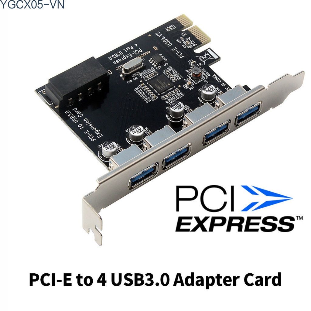 Card Chuyển Đổi Pci-E Sang Usb 3.0 + 4 Cổng Usb 3.0 Thẻ | BigBuy360 - bigbuy360.vn
