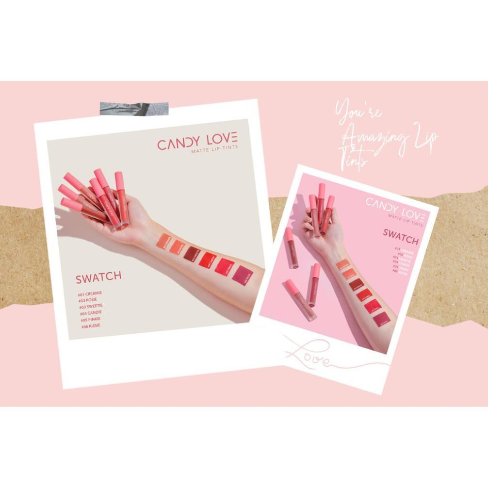 SON KEM NHUNG LÌ CANDY LOVE NGỌC TRINH - Chất lì, khó trôi, không chì giúp môi mềm mịn tự nhiên | BigBuy360 - bigbuy360.vn
