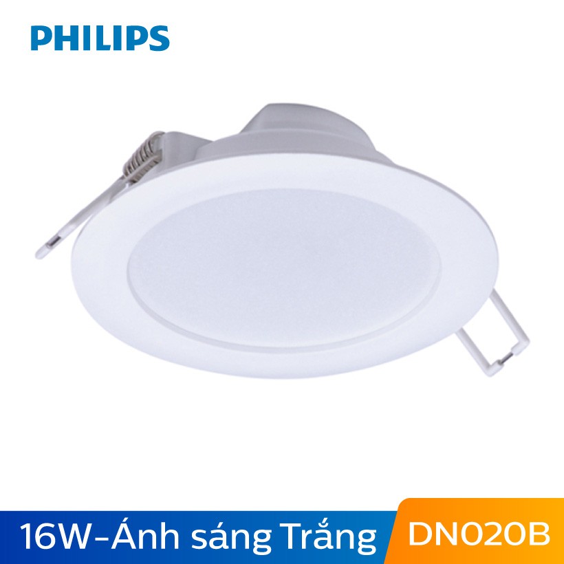 [Mã BMBAU50 giảm 7% đơn 99K] Đèn Philips LED Downlight âm trần DN020B 16W 6500K D150 - Ánh sáng trắng