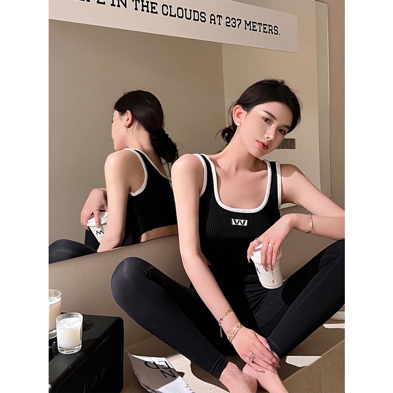 LALISAS Áo Hai Dây Dệt Kim Thời Trang Quyến Rũ Cho Nữ