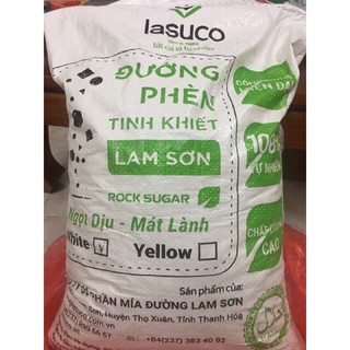 Đường phèn Lam Sơn tinh khiết dạng viên túi zip 1kg