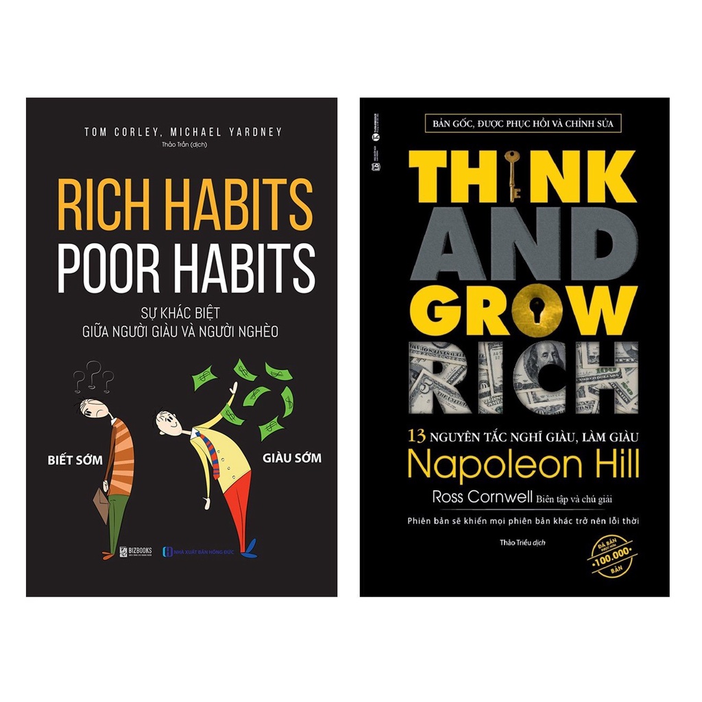 Sách - Combo 2 cuốn: Rich Habits - Poor Habits + Think And Grow Rich (Tái Bản 2020)