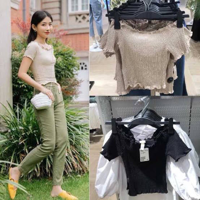 [Mã WASKT304 giảm 15% tối đa 30K đơn 99K] Áo smocking H_M xuất xịn | BigBuy360 - bigbuy360.vn