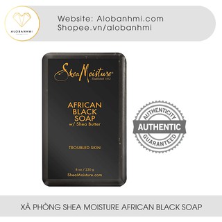 Xà phòng đen Shea Moisture African Black Soap Troubled Skin (230g)