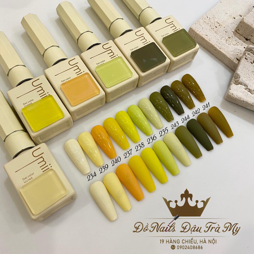 Sơn Umii 246 màu - Bảng lẻ màu 02