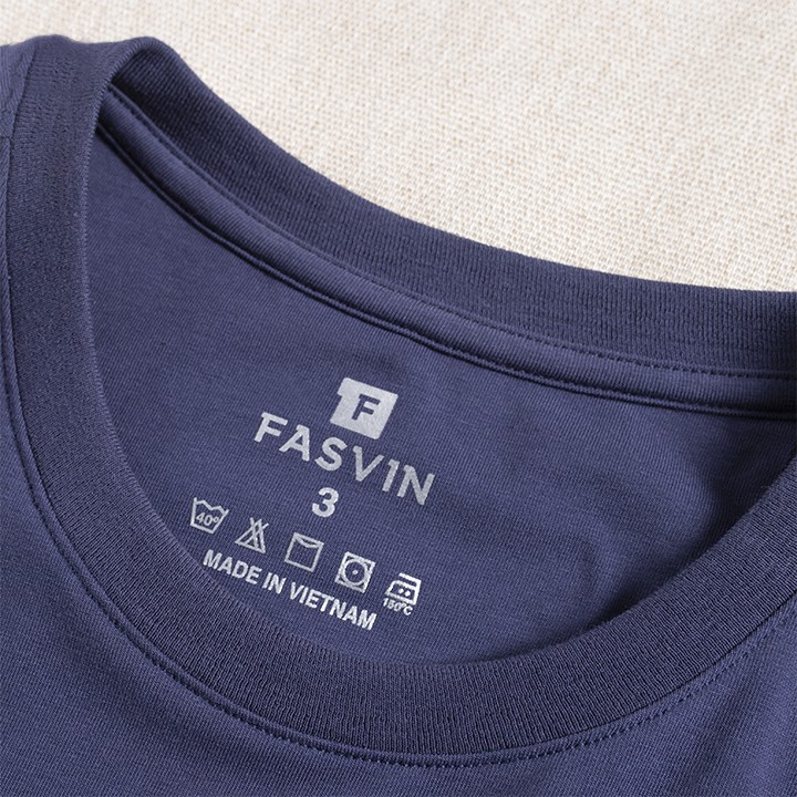 Áo thun nam trơn COTTON  FASVIN chất mềm mát co giãn dáng thể thao trẻ đẹp TS20218.HN | BigBuy360 - bigbuy360.vn