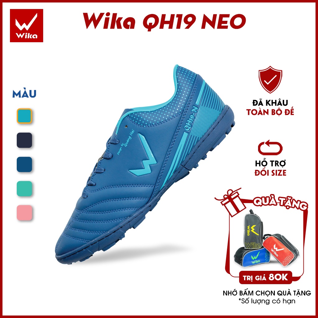 Giày Đá Bóng Wika Quang Hải QH19-NEO Da Microfiber Cao Cấp