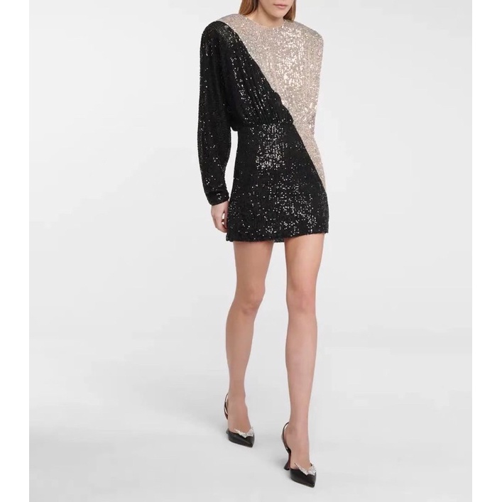 Váy liền thân thiết kế bling ROTATE BIRGER CHRISTENSEN