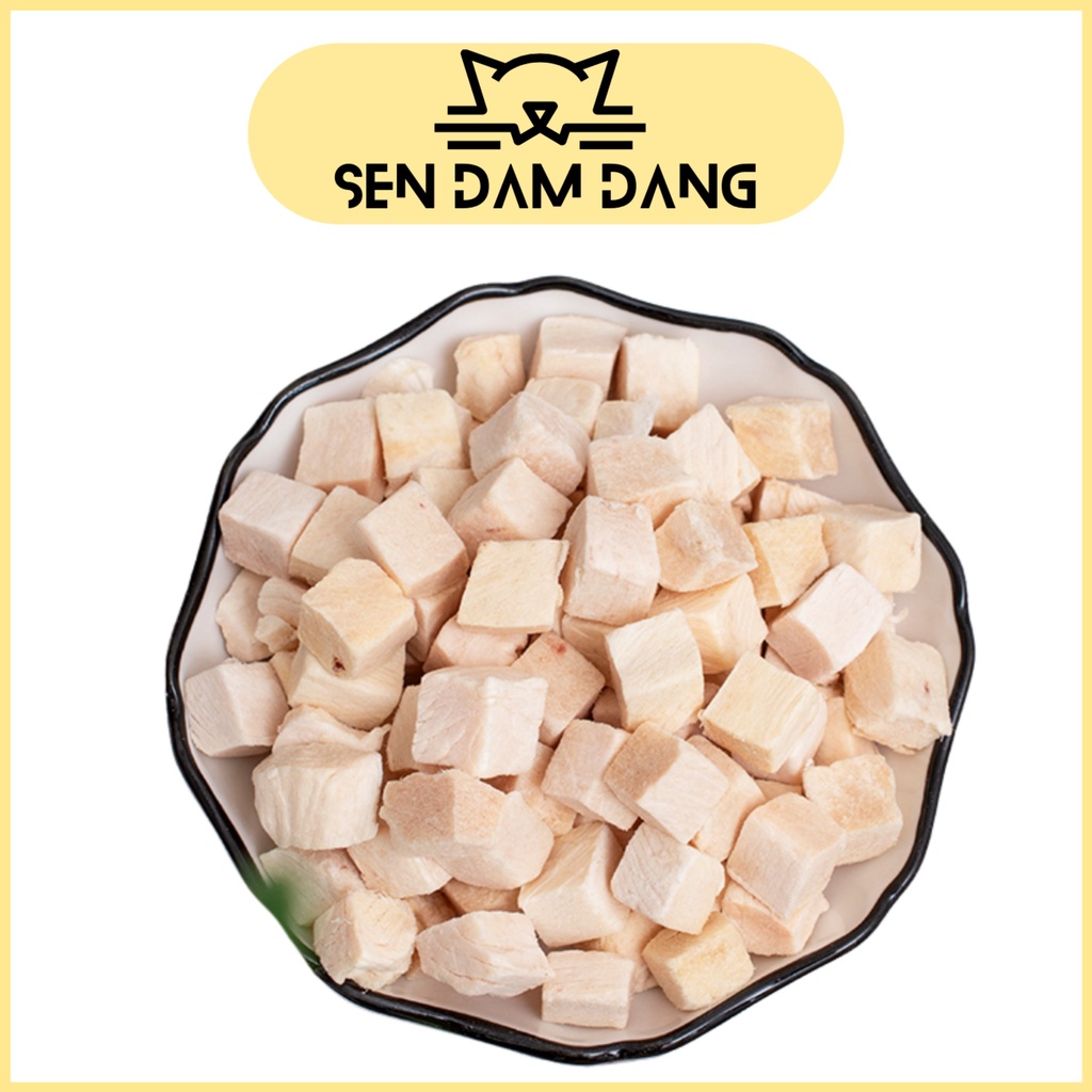 [ 1kg ] Gà Sấy Khô Viên Cho Cún Mèo