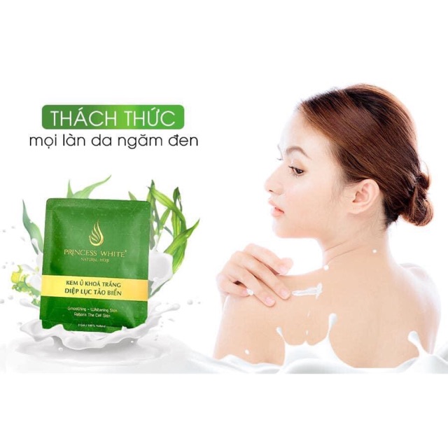 KEM Ủ TRẮNG DIỆP LỤC TẢO BIỂN PRINCESS WHITE