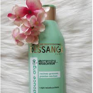 Dầu gội Dessange Douce Argile 250ml dành cho tóc dầu (xanh)