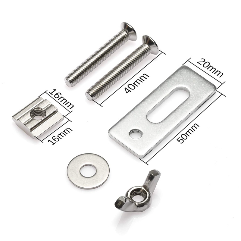 Set 4 Kẹp Giữ Mini Hình Chữ T Cho Máy Khắc Cnc