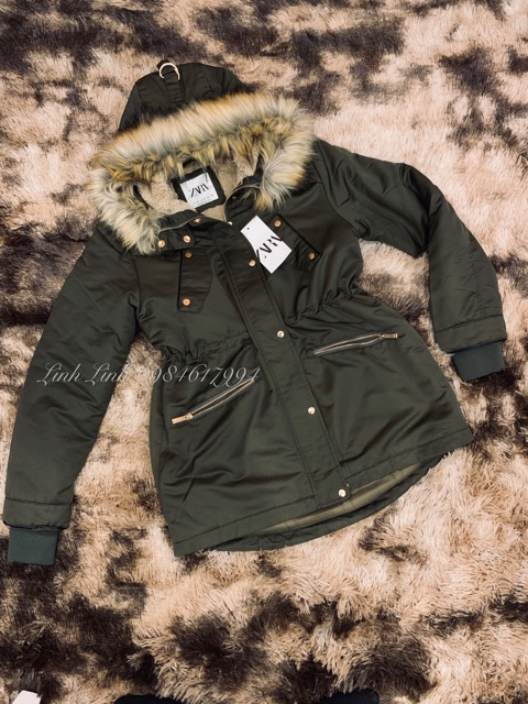 Parka mũ lông