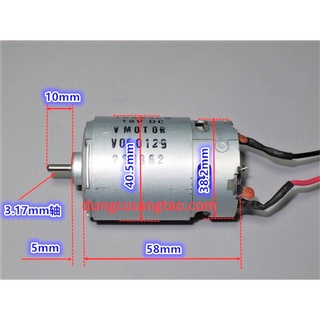 Motor rs550 18v tốc độ cao
