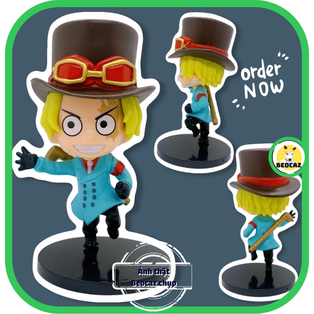 Mô Hình One Piece Đảo Hải Tặc Monkey D Luffy Đồ Chơi Beocaz trưng bày trang trí dễ thương nhân vật Zoro Nico Set 3