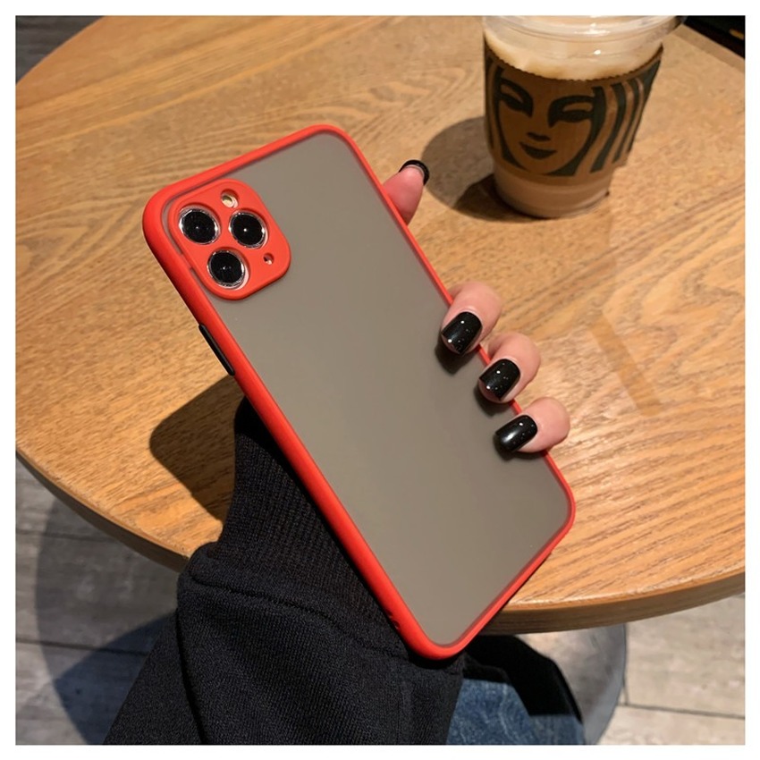 Ốp điện thoại nhám màu macaron chống sốc cho iPhone 11 Pro Max XR XS Max X XS 7 8 Plus 11Pro | BigBuy360 - bigbuy360.vn