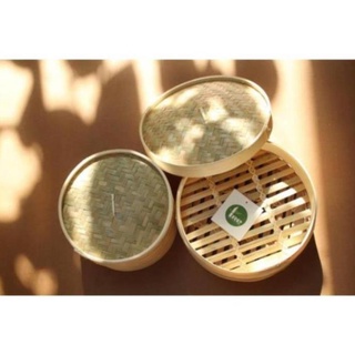 Tre VN- Xửng hấp lồng hấp tre size 15-20-25-30cm loại 1 tầng -Xưởng SX