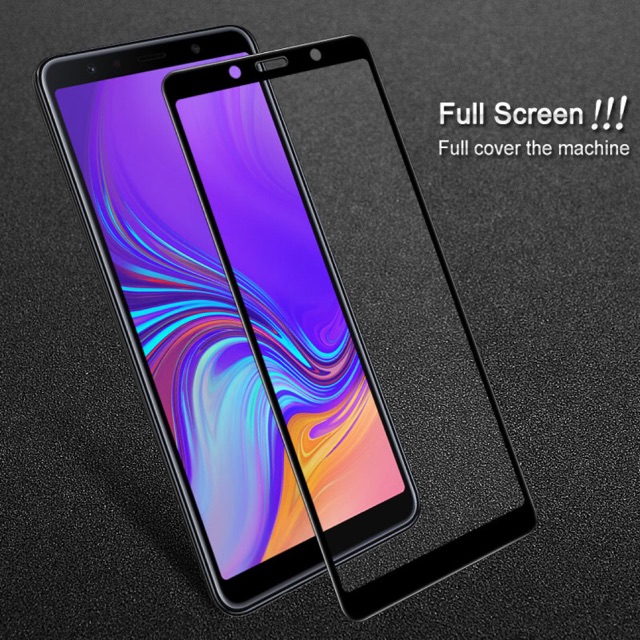 Bộ 3 kính cường lực full màn, Full keo sam sung A9 (2018)