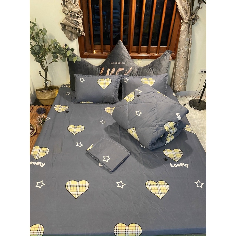 SET ga giường và vỏ gối nằm chất cotton mềm mịn thoáng mát nhiều mẫu lựa chọn | BigBuy360 - bigbuy360.vn