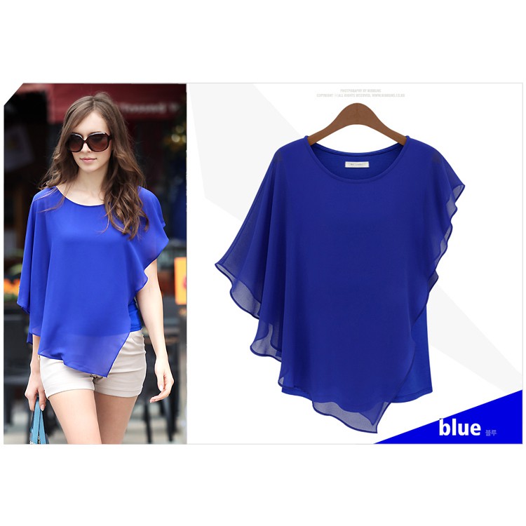 Áo kiểu vạt lệch ALe25 - ALe25