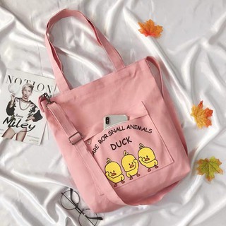 Túi Tote 3 Con Vịt Siêu Cute