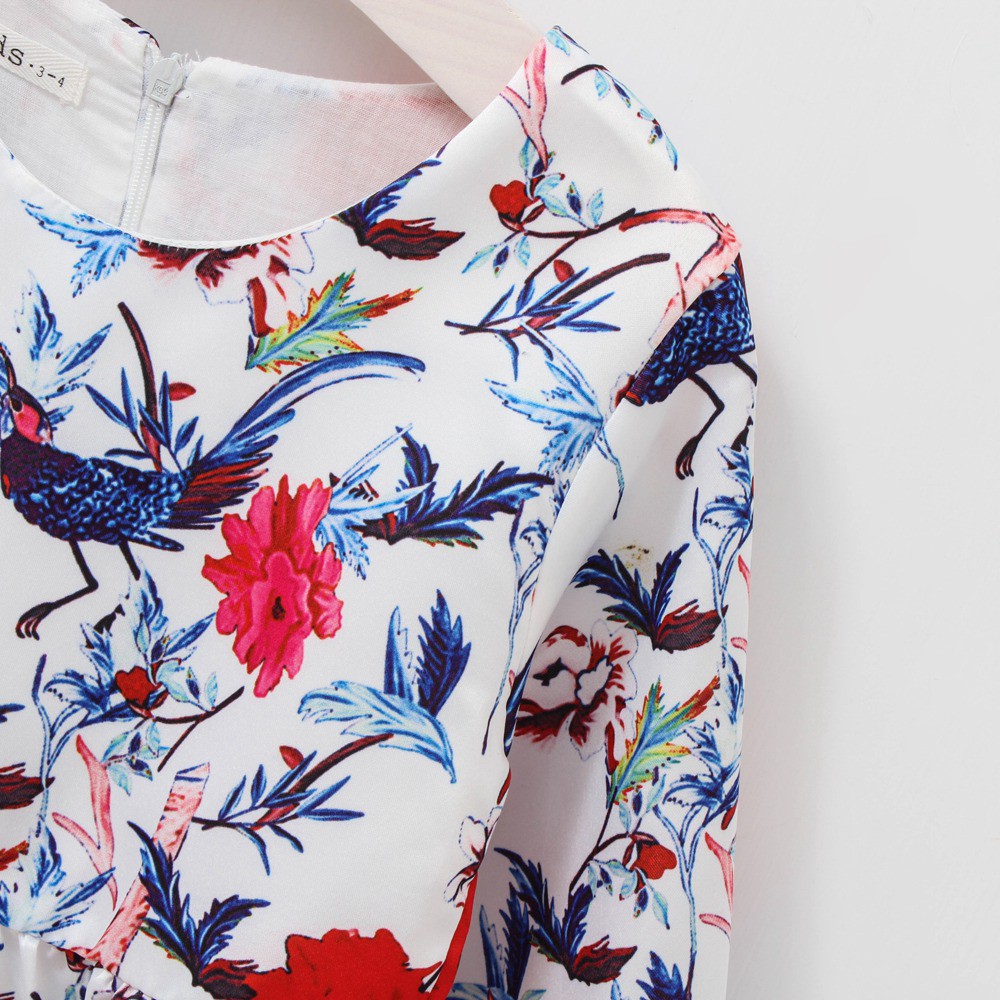 Đầm Sanlutoz Thiết Kế Dài Tay Phong Cách Thời Trang Mùa Thu Đông Dành Cho Bé Gái