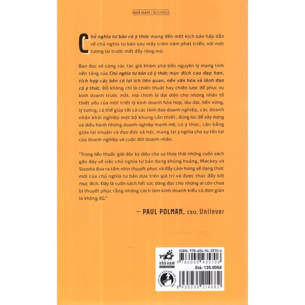 Sách Nhã Nam - Chủ Nghĩa Tư Bản Có Ý Thức