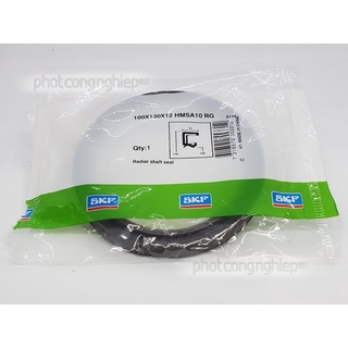 Phớt 100x130x12 hmsa10 rg skf chính hãng - phớt chặn dầu skf
