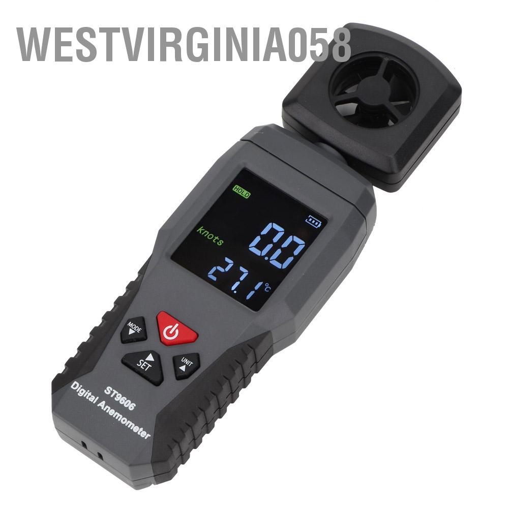 Có thể bán buôn CẢM BIẾN THÔNG MINH Máy đo gió ST9606 cầm tay tốc độ Westvirginia058 Hàng giao ngay