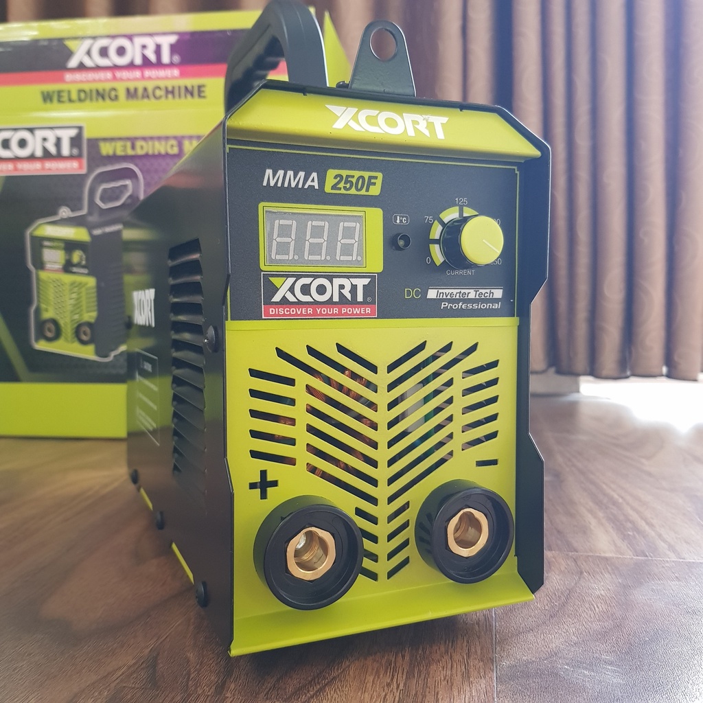 Máy hàn que điện tử 250F XCORT Model MMA-250F Kèm Phụ Kiện