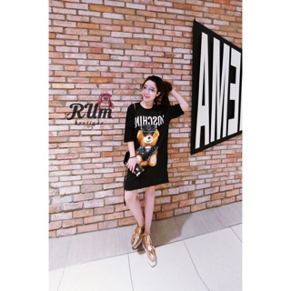💥💥- Đầm suông Zara Gấu MOSCHINO