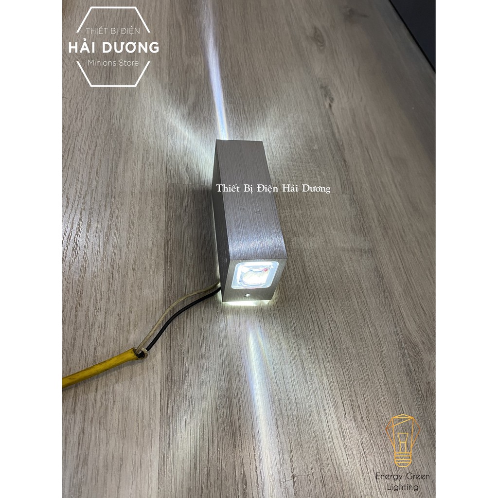 Đèn Tường Cao Cấp 2 Đầu Chiếu Sáng Chống nước ngoài trời DT-261 Tạo Tia Sáng - Led Siêu Sáng - Ánh Sáng Trắng / Vàng