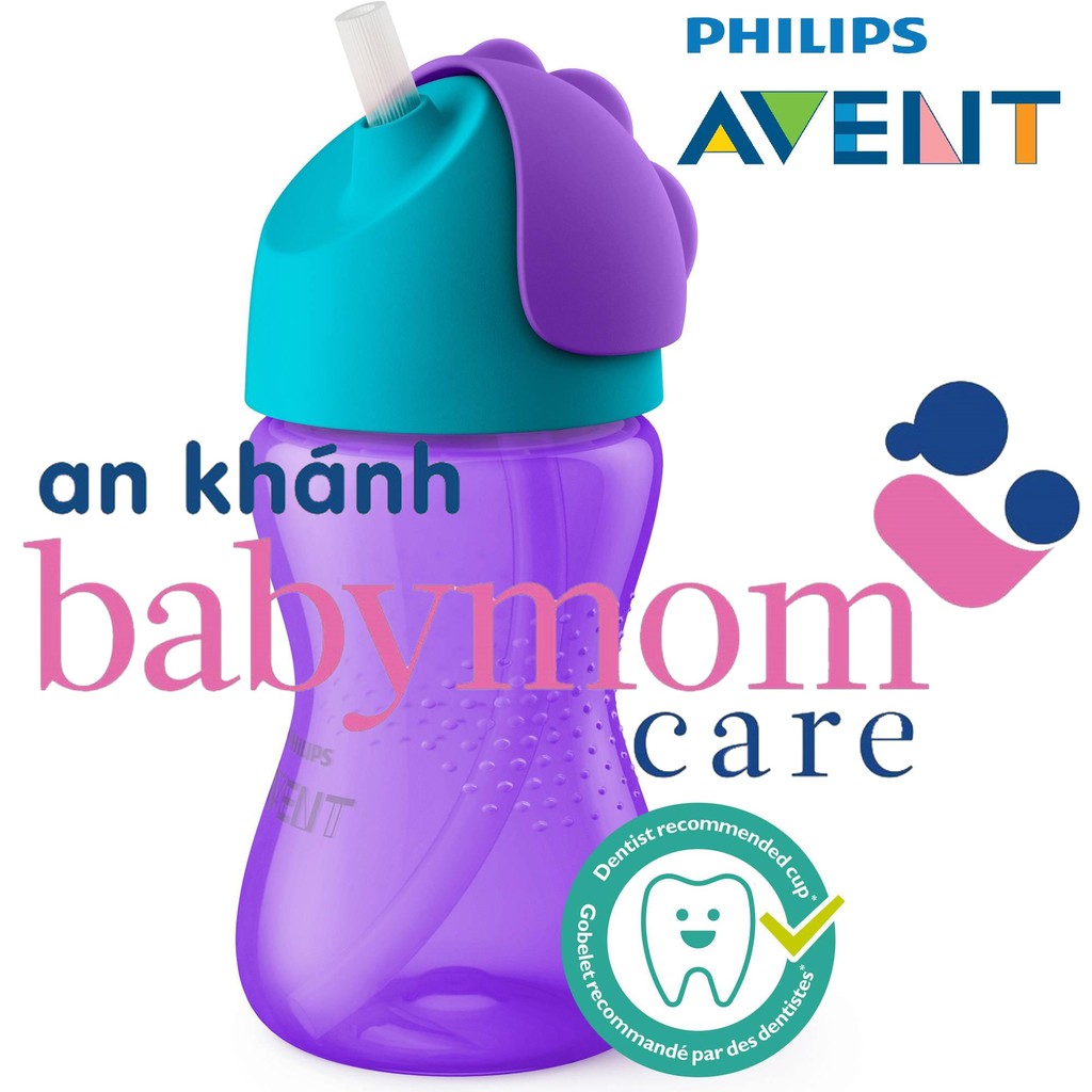 Bình tập uống nước philips avent 300ml 12 tháng +