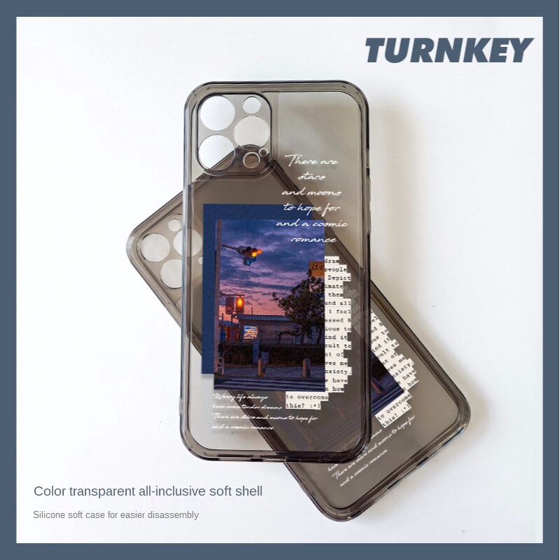 Ốp điện thoại TPU trong suốt thời trang cho Iphone Xr 11 Pro 12 Pro Max Xs Max Xr 6s 8 7plus