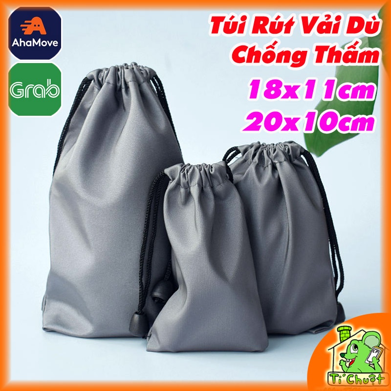 Túi Dây Rút Vải Chống Thấm Nước Đựng Phụ kiện, điện thoại, pin dự phòng