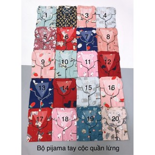 Bộ ngủ Pijama lửng loại 1