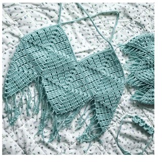 Crochet dáng croptop
