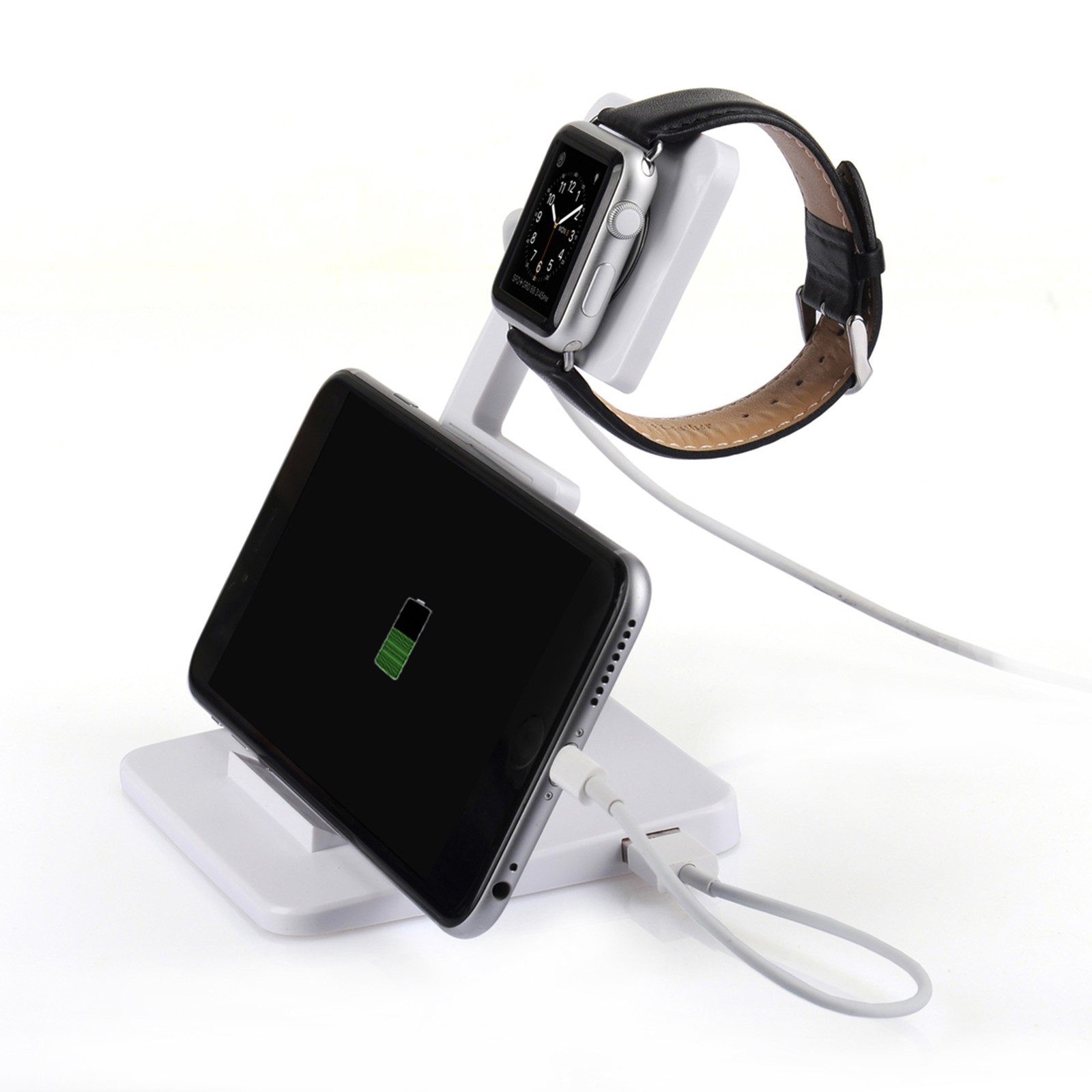 IN STOCK For Iphone Apple Watch USB Charging Dock Stand Holder Charger Desktop Station for iPhone 5 5s 6 Plus iPad