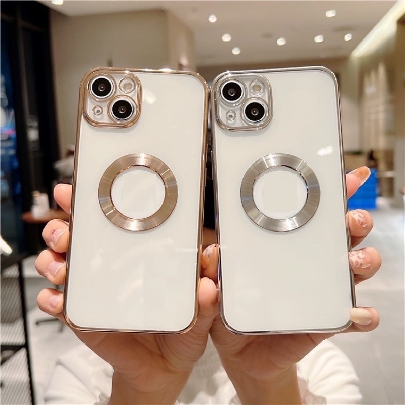 Ốp lưng iphone hở táo viền xi BVC 6/6plus/6s/6splus/7/7plus/8/8plus/x/xr/xs/11/12/13/pro/max/plus/promax
