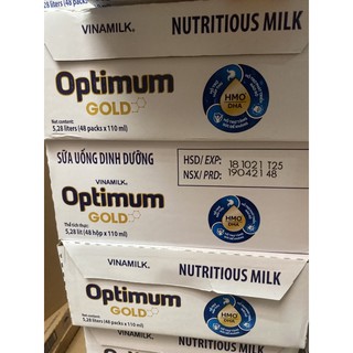 Thùng sữa Optimum Gold 110ml (date cập nhập)