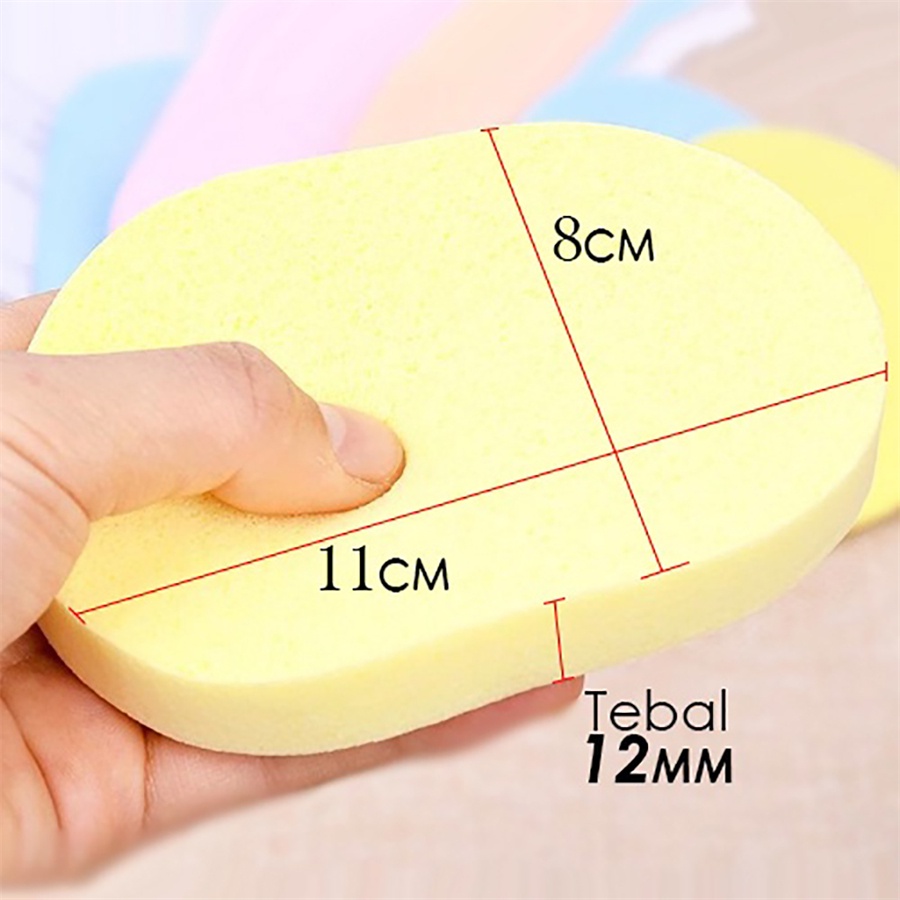 Set 2 Miếng Bọt Biển Rửa Mặt Làm Sạch Sâu Tiện Dụng