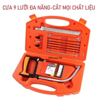 Bộ cưa mini cầm tay 9 món cắt mọi vật liệu đa năng