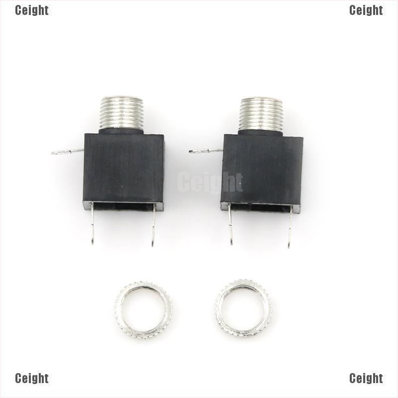 (Cei) 20pcs 3.5mm Female Connector 3 Pin Headphone Jack Socket Mono Channel PJ-301M  _cei