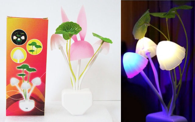 Đèn ngủ cảm ứng hình nấm..