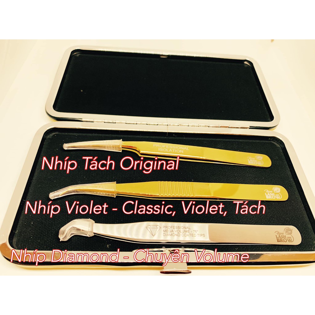 Nhíp Nối Mi thiết kế Classic 1:1 NNMC Hani chuyên nối mi tự nhiên